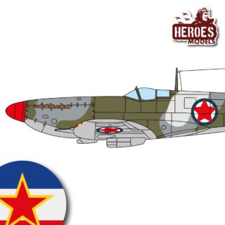 1/144 Spitfire MK.IXc  | 352 Sqn (Yugoslavian), RAF | ONE SHOT DECAL