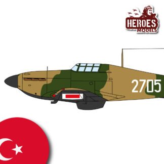1/144 Hurricane MK.I | 2705 Turkish Air Force | ONE SHOT DECAL
