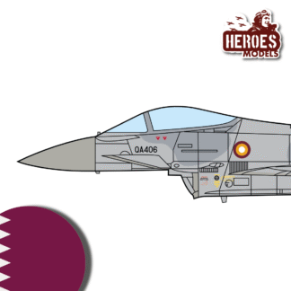 1/144 Eurofighter Typhoon F.2 | Qatar Air Force | ONE SHOT DECAL